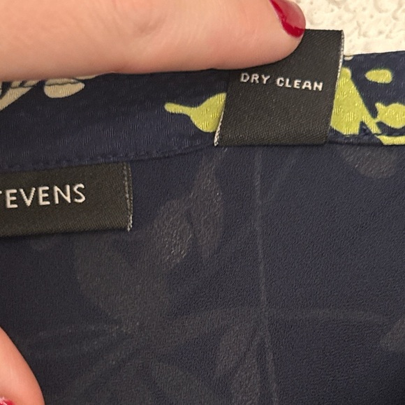 Vintage Valerie Stevens Silk Floral Midi Skirt - Picture 8 of 8